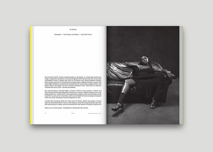 Sixtysix Issue 16 open to pages 150 and 151, Amaarae.